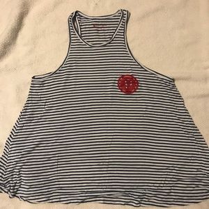 Striped pure barre swing tank